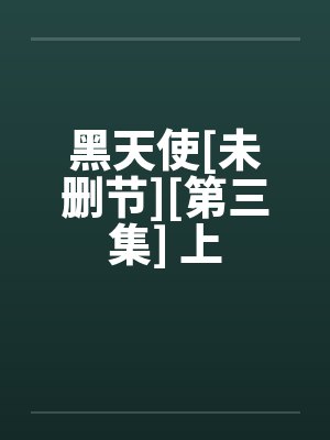 黑天使[未删节][第三集] 上笔趣阁无弹窗封面